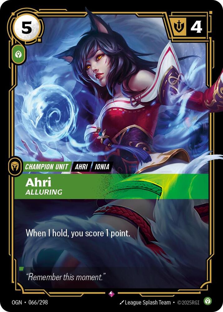 Ahri Alluring (Origins)  - Foil