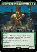 Strong the Brutish Thespian Extended Art Surge Foil (Universes Beyond: Fallout)  - undefined