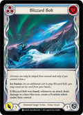 Blizzard Bolt Blue (Tales of Aria)  - 1st Edition Rainbow Foil