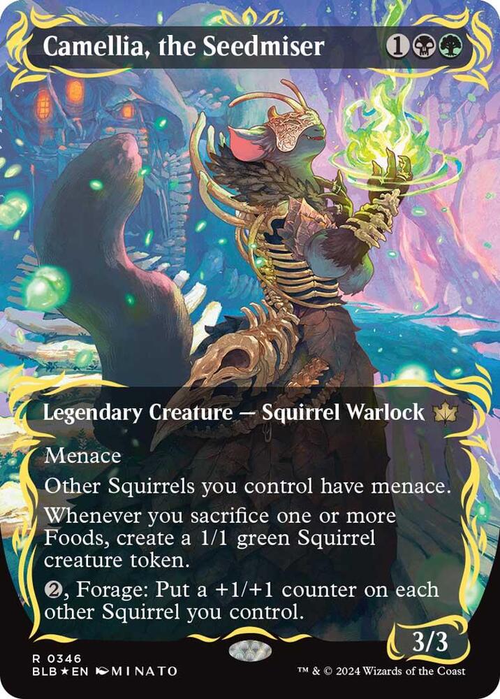 Camellia, the Seedmiser 346 (Bloomburrow)  - Foil