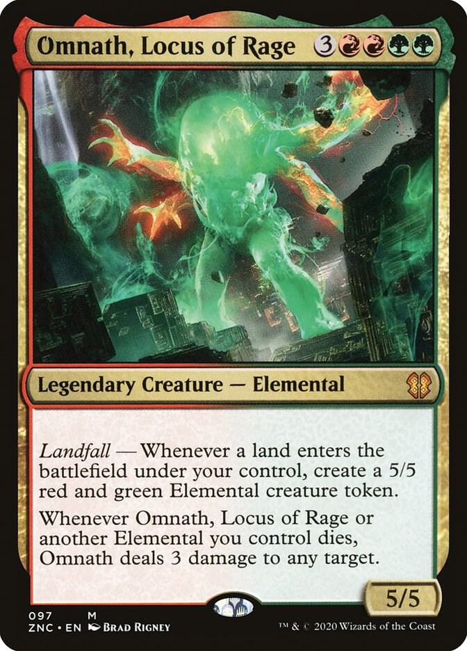 Omnath Locus of Rage (Commander: Zendikar Rising) 