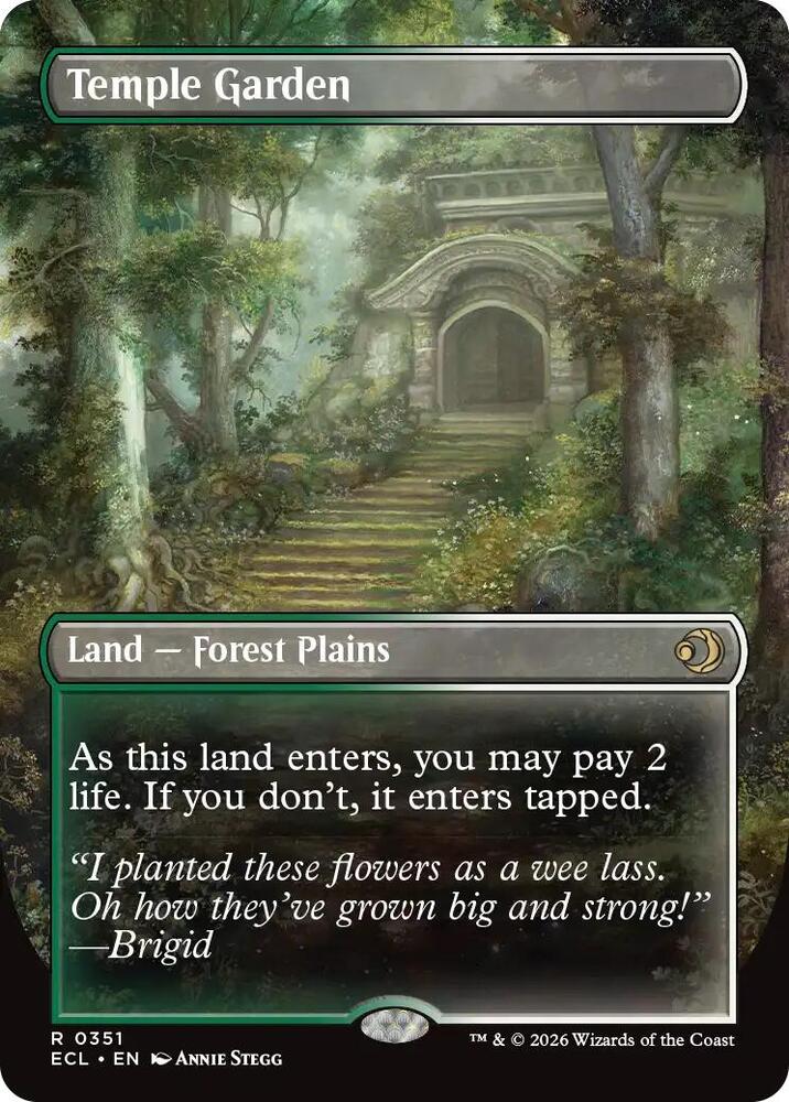 Temple Garden Borderless (Lorwyn Eclipsed) 