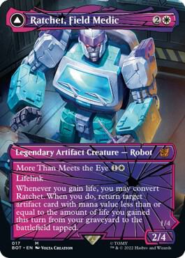 Ratchet Field Medic Shattered Glass (Universes Beyond: Transformers) 