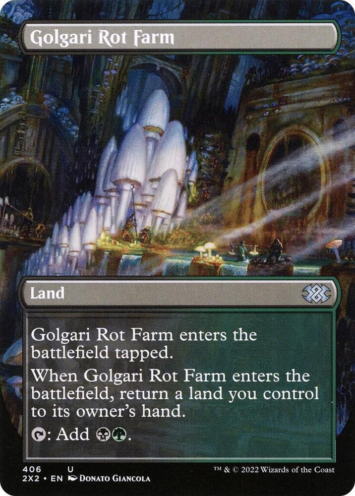 Golgari Rot Farm Borderless 406/331 (Double Masters 2022) 