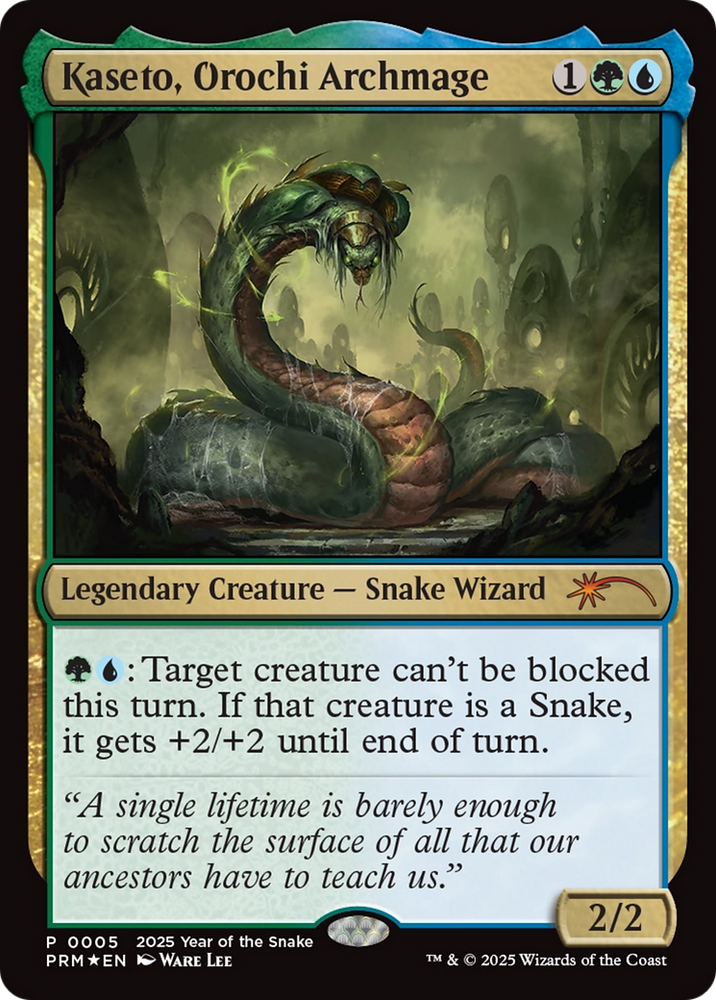 Kaseto, Orochi Archmage (Year of the Snake 2025) [Standard Showdown Promos]
