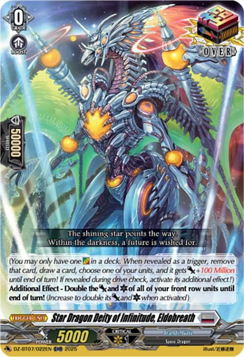 Star Dragon Deity of Infinitude, Eldobreath (DZ-BT07/022EN) [DZ-BT07: Moon Fangs & Cerulean Blaze]