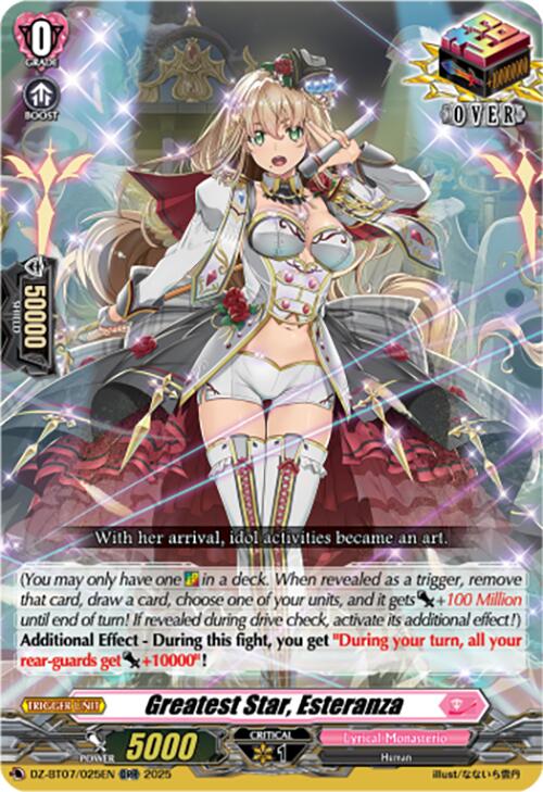 Greatest Star, Esteranza (DZ-BT07/025EN) [DZ-BT07: Moon Fangs & Cerulean Blaze]
