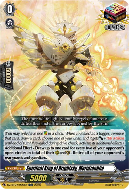 Spiritual King of Brightsky, Meridzanblia (DZ-BT07/026EN) [DZ-BT07: Moon Fangs & Cerulean Blaze]