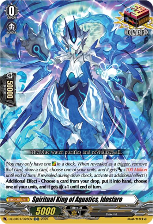 Spiritual King of Aquatics, Idosfaro (DZ-BT07/028EN) [DZ-BT07: Moon Fangs & Cerulean Blaze]