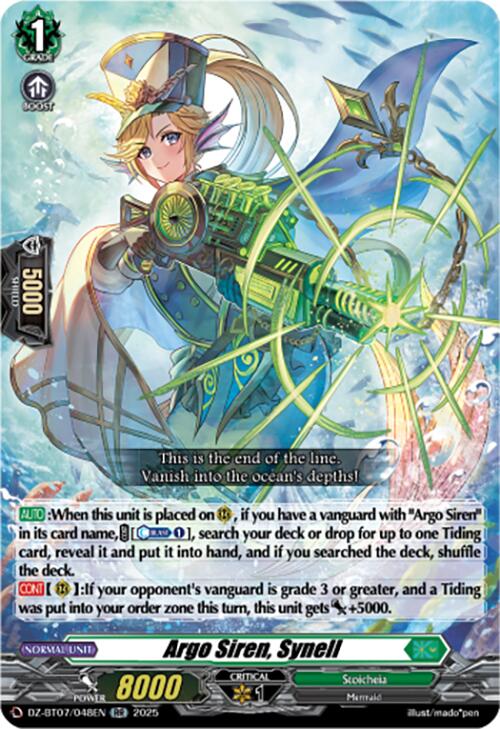 Argo Siren, Synell (DZ-BT07/048EN) [DZ-BT07: Moon Fangs & Cerulean Blaze]