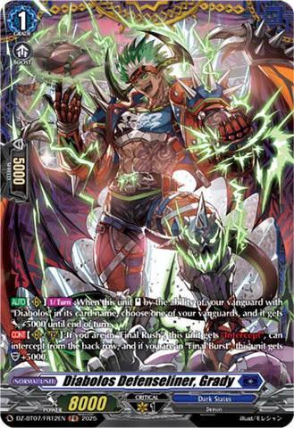 Diabolos Defenseliner, Grady (DZ-BT07/FR12EN) [DZ-BT07: Moon Fangs & Cerulean Blaze]