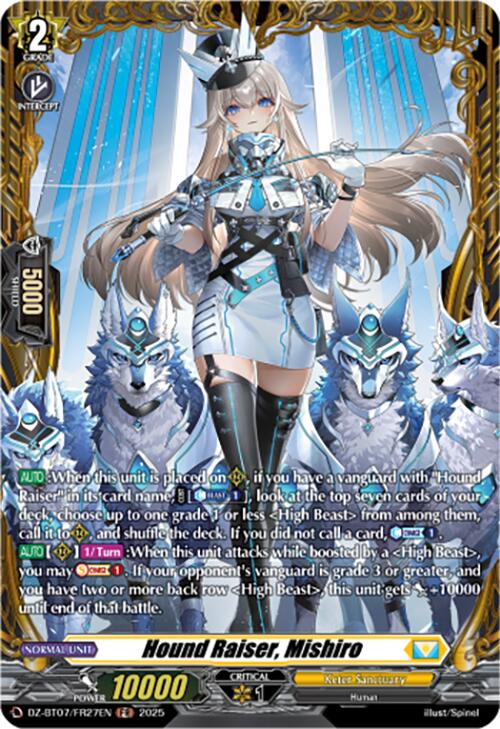 Hound Raiser, Mishiro (DZ-BT07/FR27EN) [DZ-BT07: Moon Fangs & Cerulean Blaze]
