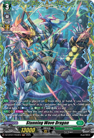 Stunning Wave Dragon (DZ-BT07/FR33EN) [DZ-BT07: Moon Fangs & Cerulean Blaze]