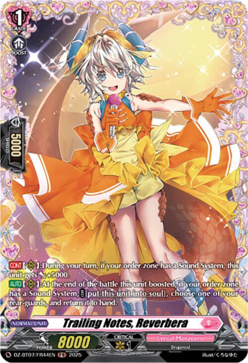 Trailing Notes, Reverbera (DZ-BT07/FR44EN) [DZ-BT07: Moon Fangs & Cerulean Blaze]