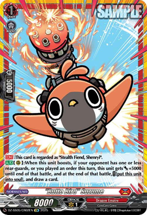 "Butto Bird" Suzume (DZ-SS05/CR02EN) [DZ-SS05: CoroCoro Start Deck Pack]