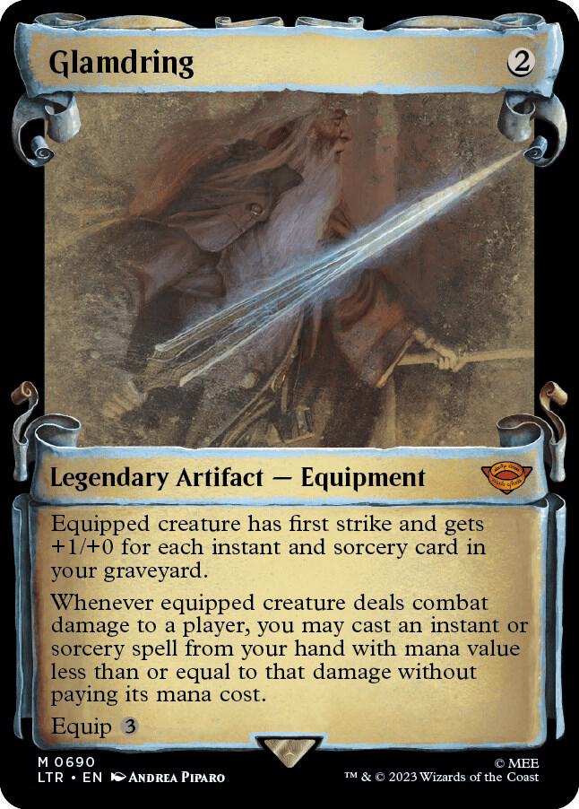 Glamdring 690/281 (Universes Beyond: The Lord of the Rings: Tales of Middle-earth)  - Showcase Scroll Foil