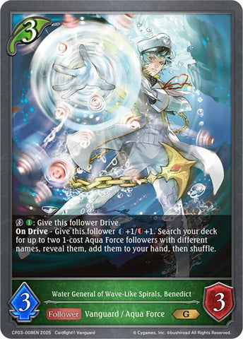 Water General of Wave-Like Spirals, Benedict (CP03-008EN) [CP03: Cardfight!! Vanguard]