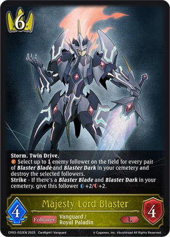 Majesty Lord Blaster (CP03-022EN) [CP03: Cardfight!! Vanguard]