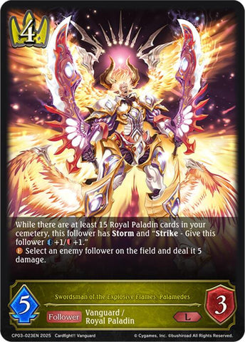 Swordsman of the Explosive Flames, Palamedes (CP03-023EN) [CP03: Cardfight!! Vanguard]