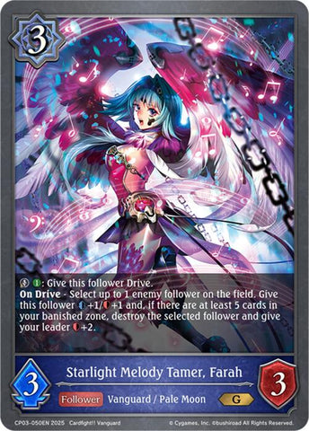 Starlight Melody Tamer, Farah (CP03-050EN) [CP03: Cardfight!! Vanguard]