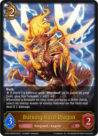 Burning Horn Dragon (CP03-065EN) [CP03: Cardfight!! Vanguard]