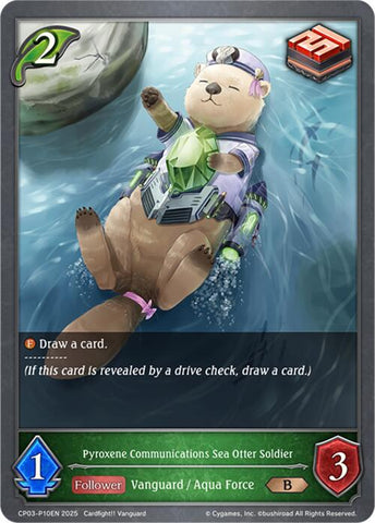 Pyroxene Communications Sea Otter Soldier - P10EN (Foil) (CP03-P10EN) [CP03: Cardfight!! Vanguard]