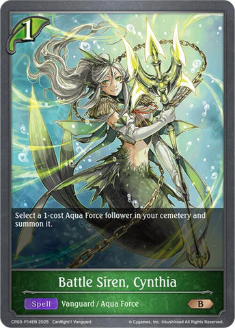 Battle Siren, Cynthia - P14EN (Foil) (CP03-P14EN) [CP03: Cardfight!! Vanguard]