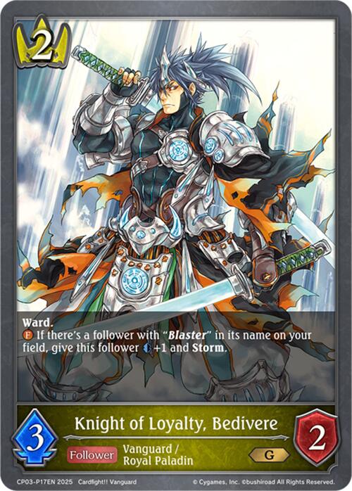 Knight of Loyalty, Bedivere - P17EN (Foil) (CP03-P17EN) [CP03: Cardfight!! Vanguard]