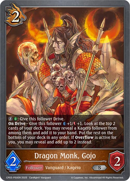 Dragon Monk, Gojo - P50EN (Foil) (CP03-P50EN) [CP03: Cardfight!! Vanguard]