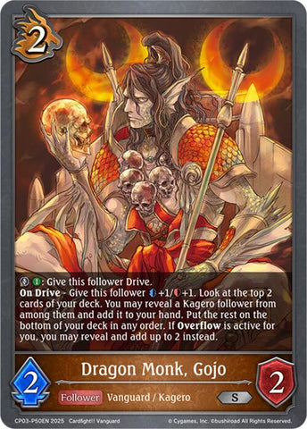 Dragon Monk, Gojo - P50EN (Foil) (CP03-P50EN) [CP03: Cardfight!! Vanguard]
