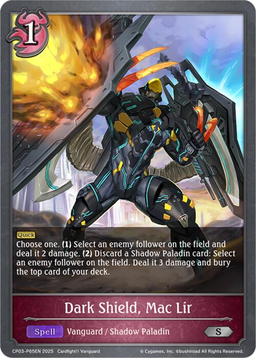 Dark Shield, Mac Lir - P65EN (Foil) (CP03-P65EN) [CP03: Cardfight!! Vanguard]