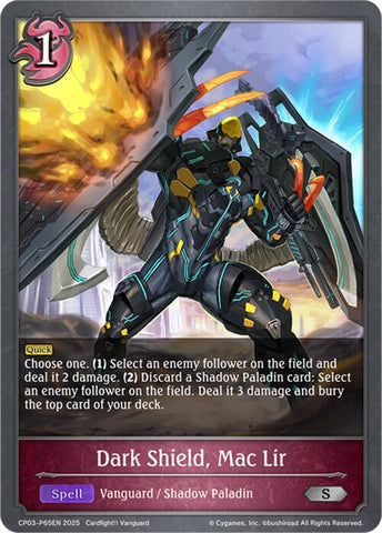 Dark Shield, Mac Lir - P65EN (Foil) (CP03-P65EN) [CP03: Cardfight!! Vanguard]