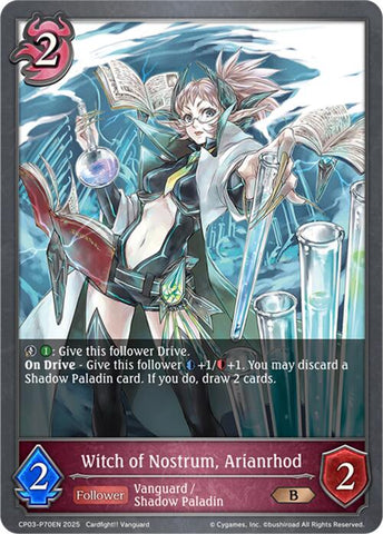 Witch of Nostrum, Arianrhod - P70EN (Foil) (CP03-P70EN) [CP03: Cardfight!! Vanguard]