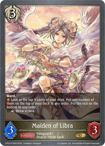 Maiden of Libra - P75EN (Foil) (CP03-P75EN) [CP03: Cardfight!! Vanguard]