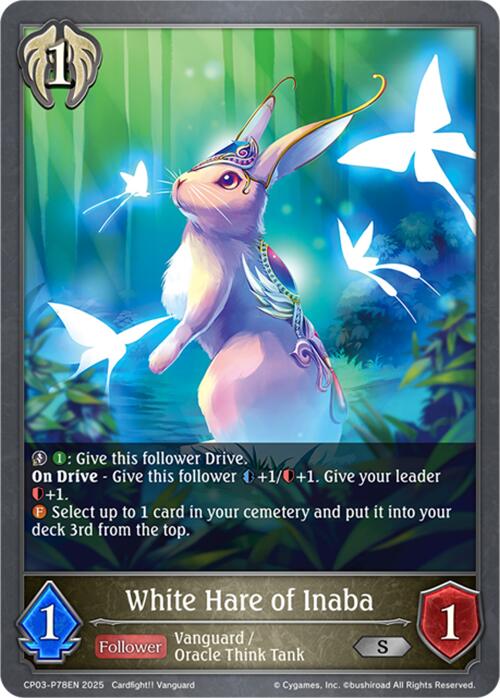 White Hare of Inaba - P78EN (Foil) (CP03-P78EN) [CP03: Cardfight!! Vanguard]