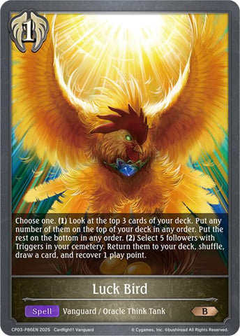 Luck Bird - P86EN (Foil) (CP03-P86EN) [CP03: Cardfight!! Vanguard]