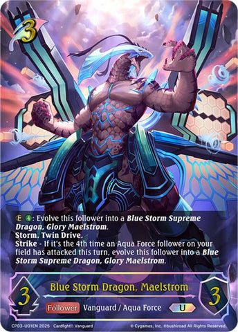 Blue Storm Dragon, Maelstrom (CP03-U01EN) [CP03: Cardfight!! Vanguard]