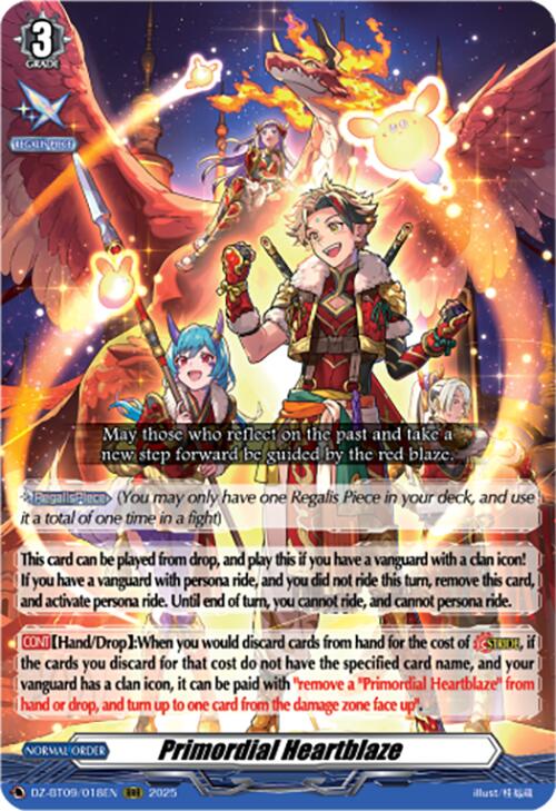 Primordial Heartblaze (DZ-BT09/018EN) [DZ-BT09: Super Brave Detonation]