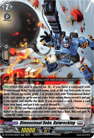Dimensional Robo, Daiwrecking (DZ-BT09/028EN) [DZ-BT09: Super Brave Detonation]