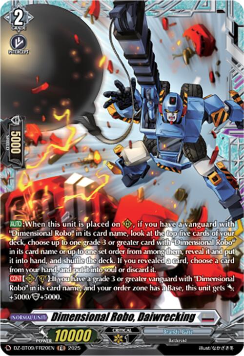 Dimensional Robo, Daiwrecking (DZ-BT09/FR20EN) [DZ-BT09: Super Brave Detonation]
