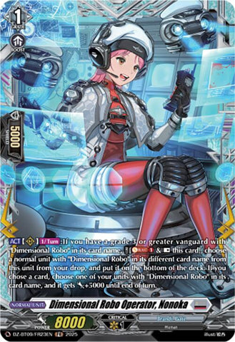 Dimensional Robo Operator, Nonoka (DZ-BT09/FR23EN) [DZ-BT09: Super Brave Detonation]