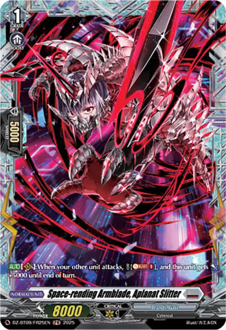 Space-rending Armblade, Aplanat Slitter (DZ-BT09/FR25EN) [DZ-BT09: Super Brave Detonation]