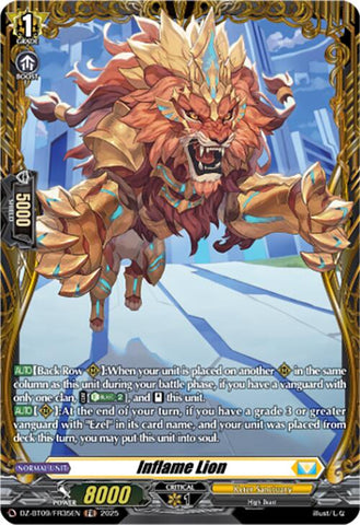 Inflame Lion (DZ-BT09/FR35EN) [DZ-BT09: Super Brave Detonation]