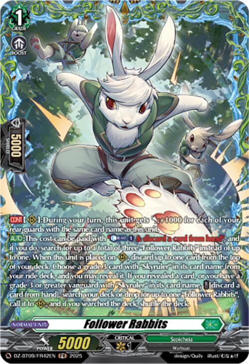 Follower Rabbits (DZ-BT09/FR42EN) [DZ-BT09: Super Brave Detonation]