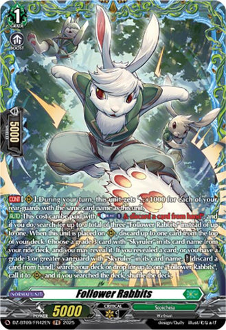 Follower Rabbits (DZ-BT09/FR42EN) [DZ-BT09: Super Brave Detonation]