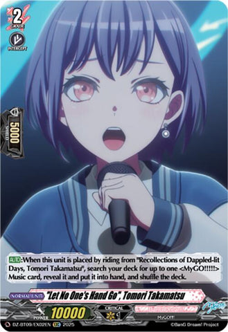 "Let No One's Hand Go", Tomori Takamatsu (EXRRR) (DZ-BT09/EX02EN) [DZ-BT09: Super Brave Detonation]