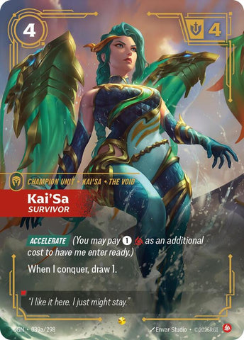 Kai'Sa - Survivor (Alternate Art) [Origins 039a/298]