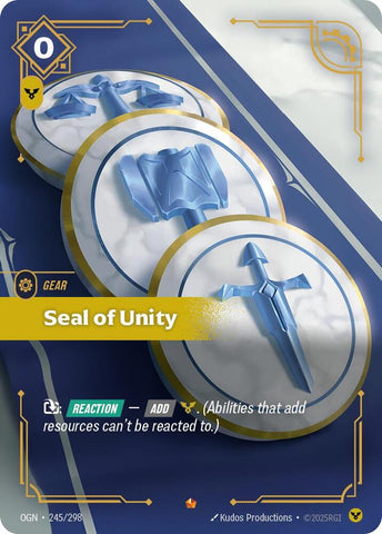 Seal of Unity [Origins 245/298]