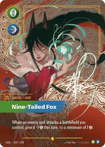 Ahri - Nine-Tailed Fox (Signature) [Origins 303*/298]