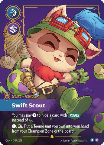Teemo - Swift Scout (Overnumbered) [Origins 307/298]